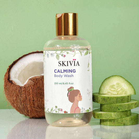 Skivia Calming Body Wash With Avocado, Olive & Jojoba Oils - 250 ml