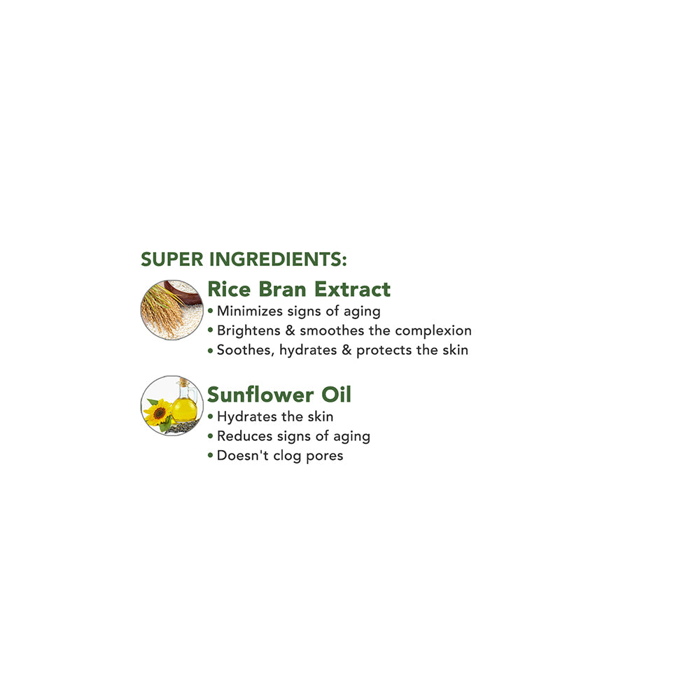 Skivia Rice Bran Mini Face Scrub with Sunflower Oil - 50 g