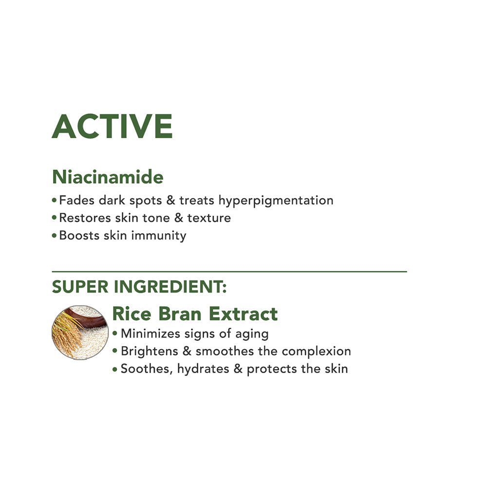 Skivia Rice Bran Mini Night Cream with Niacinamide & Hyaluronic Acid - 50 g