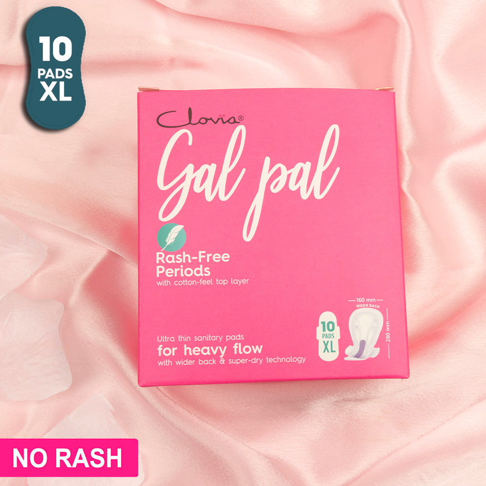 10 Gal pal Sanitary Pads - XL for Heavy Flow - 280 mm