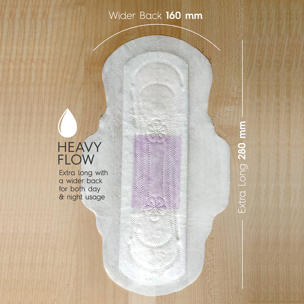 10 Gal pal Sanitary Pads - XL for Heavy Flow - 280 mm