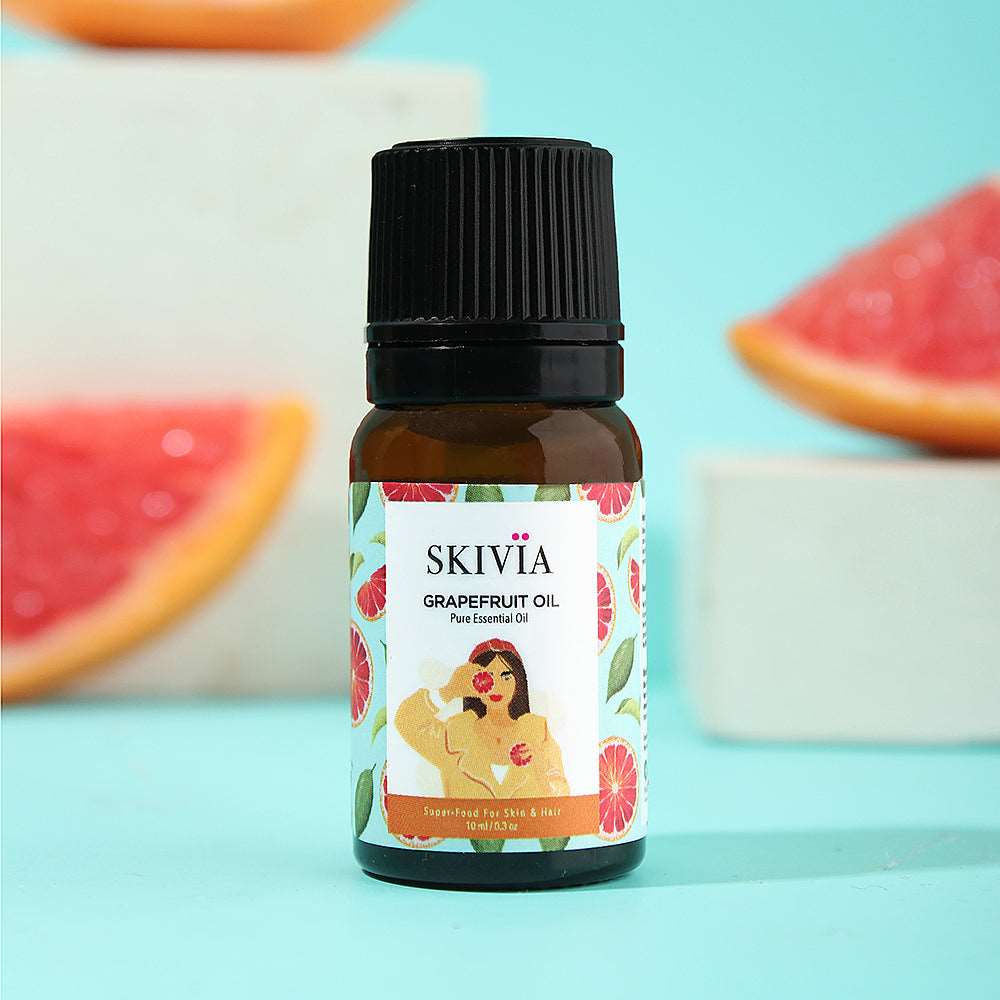 Skivia Grapefruit Essential Oil - 10 ml | Enriched with Potent Antioxidants