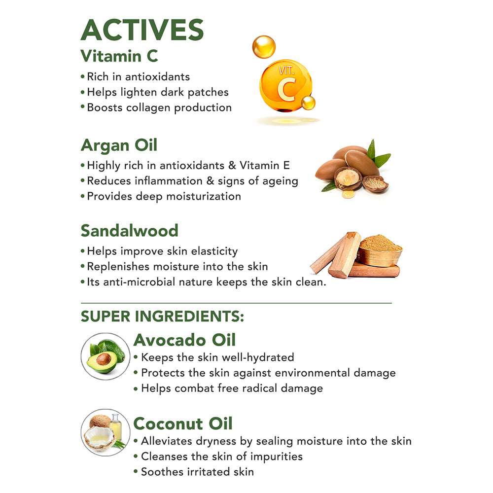 Energising Body Wash With Argan, Avocado & Coconut Oil - 250 ml