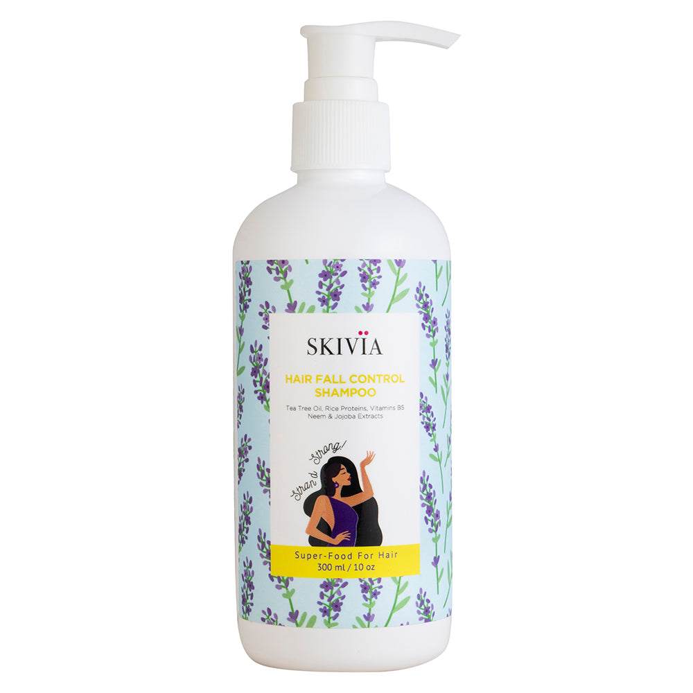 Skivia Hair Fall Control Set with Vitamin B5 & Rosemary Extract | Helps Strengthen Roots | Prevent Breakage & Reduce Hairfall