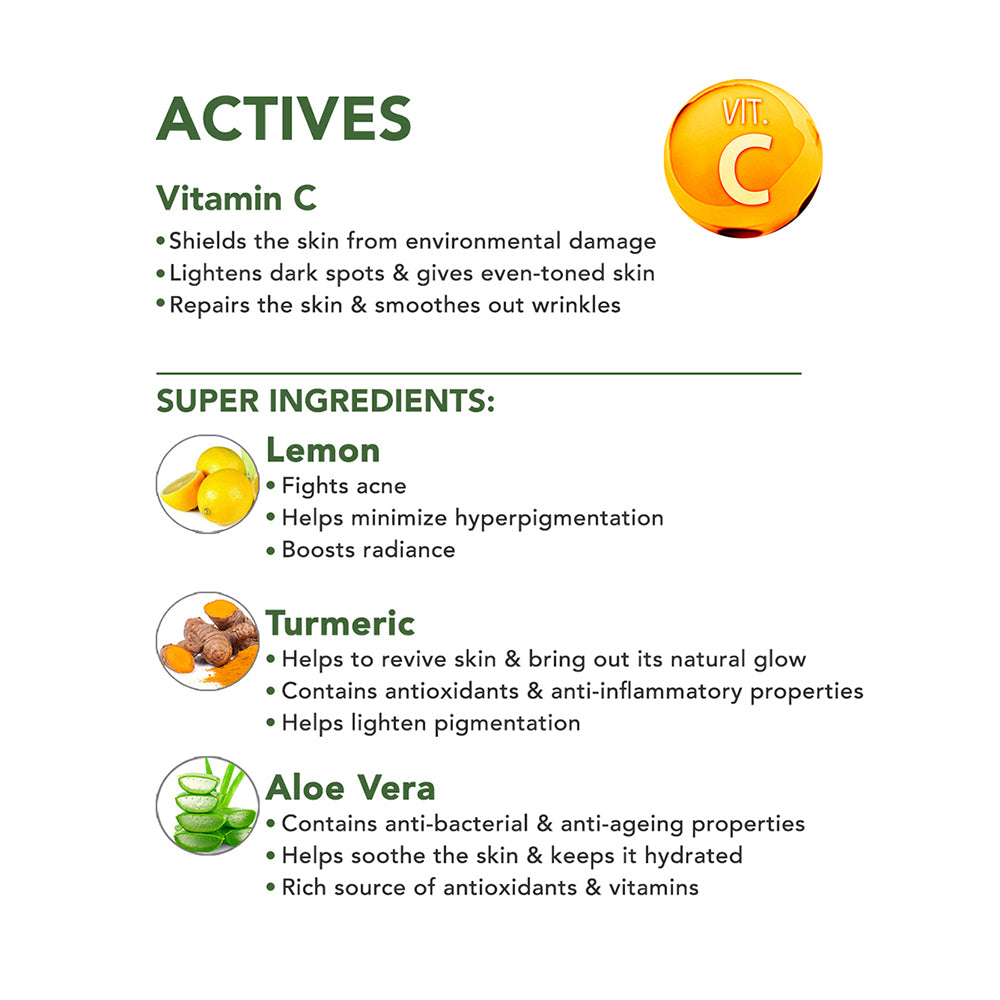 Skivia Vitamin C Skin Illuminating Face Wash with Pineapple Extract & Lemon Oil - 100 ml