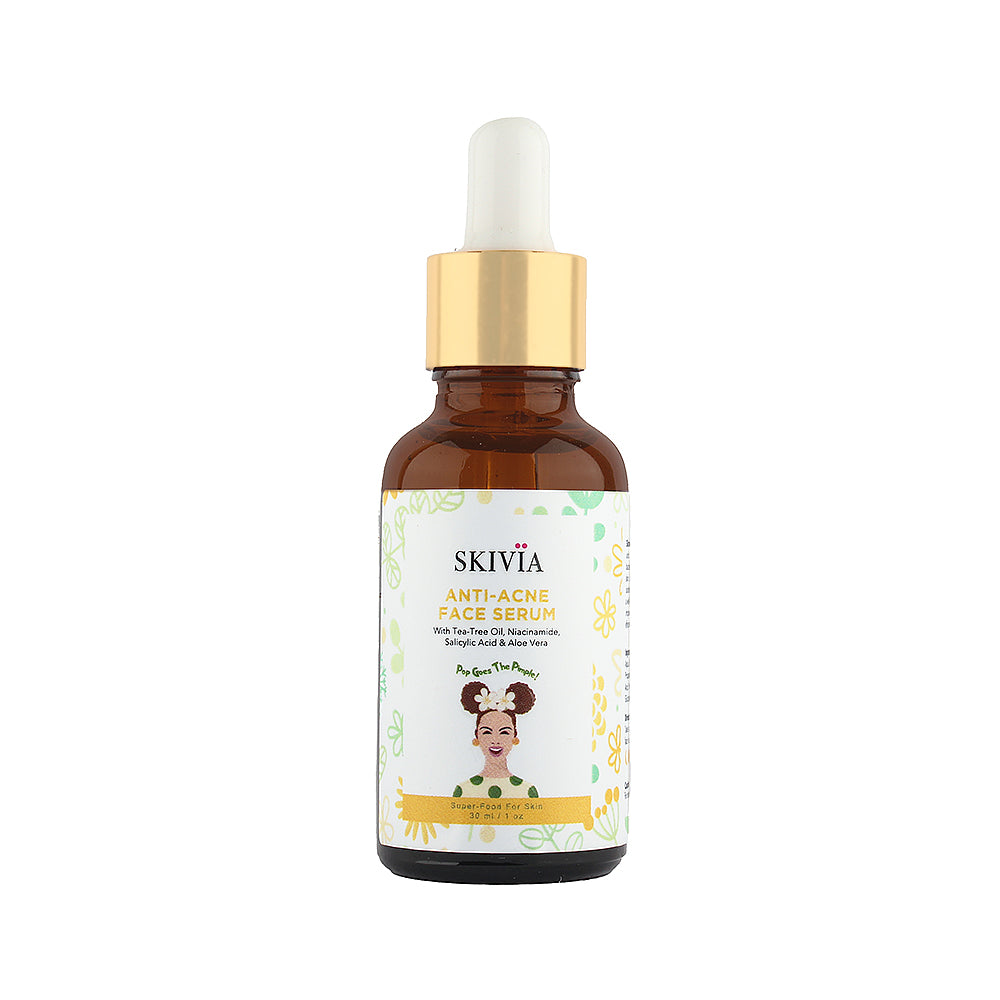 Skivia Anti-Acne Face Serum with Niacinamide & Tea Tree Oil - 30 ml