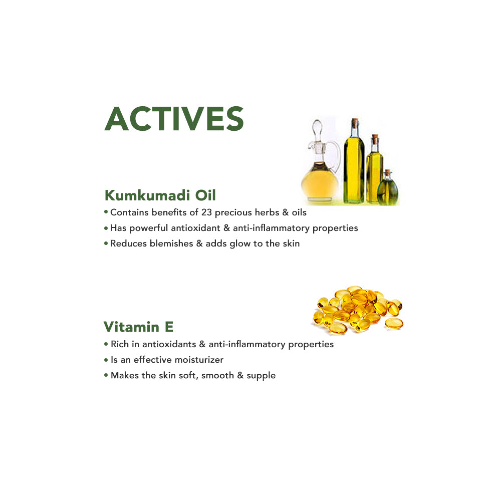 Skivia Kumkumadi Face Oil with Vitamin E & Goat Milk - 30 ml