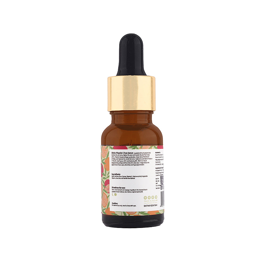 Skivia Vitamin C Face Serum with Hyaluronic Acid - 15 ml