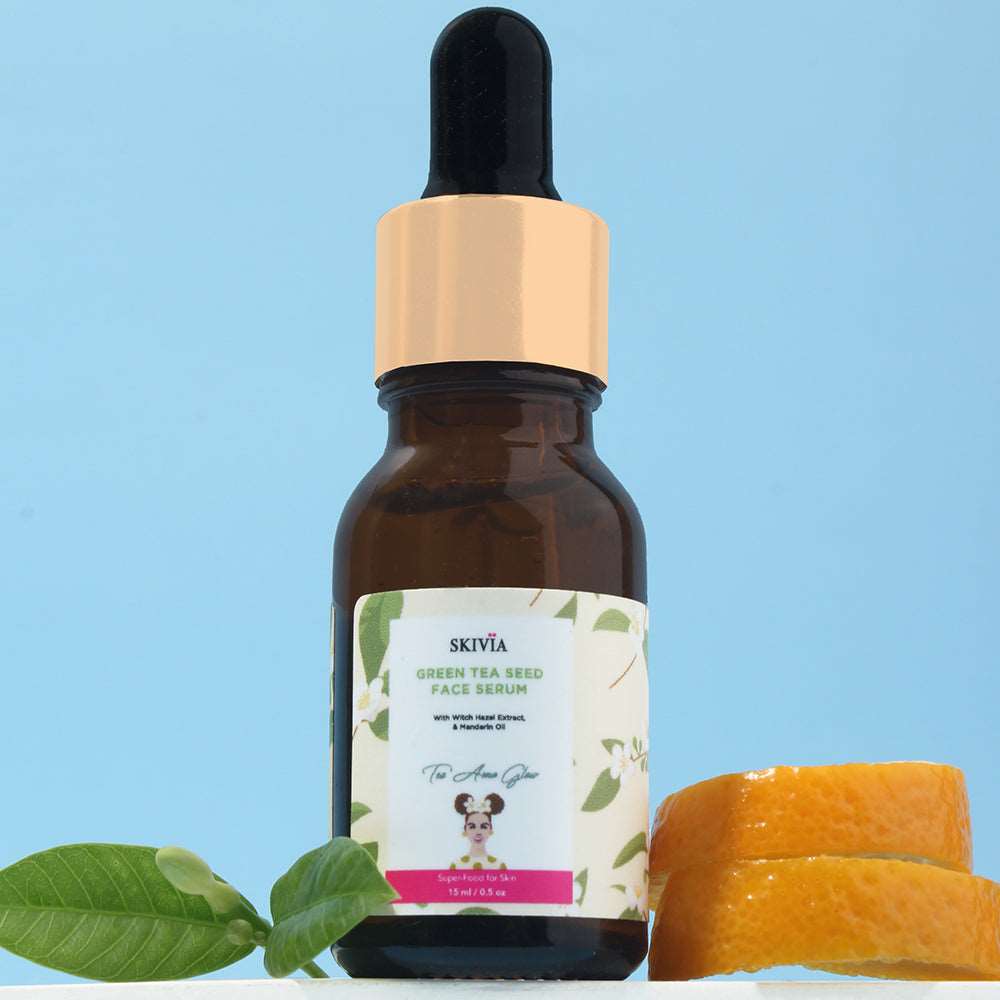Green Tea Seed Mini Face Serum with Witch Hazel & Aloe Vera - 15 ml