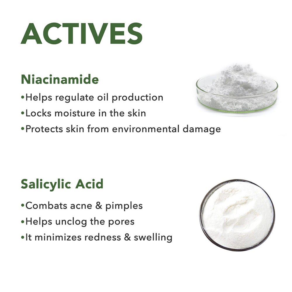 Skivia Anti-acne Mini Face Serum with Niacinamide & Tea Tree Oil - 15 ml