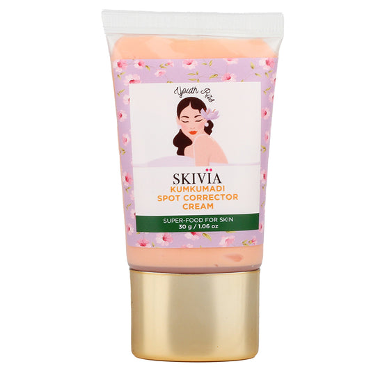Skivia Kumkumadi Mini Spot Corrector Cream with Vitamin C & Saffron - 30 g