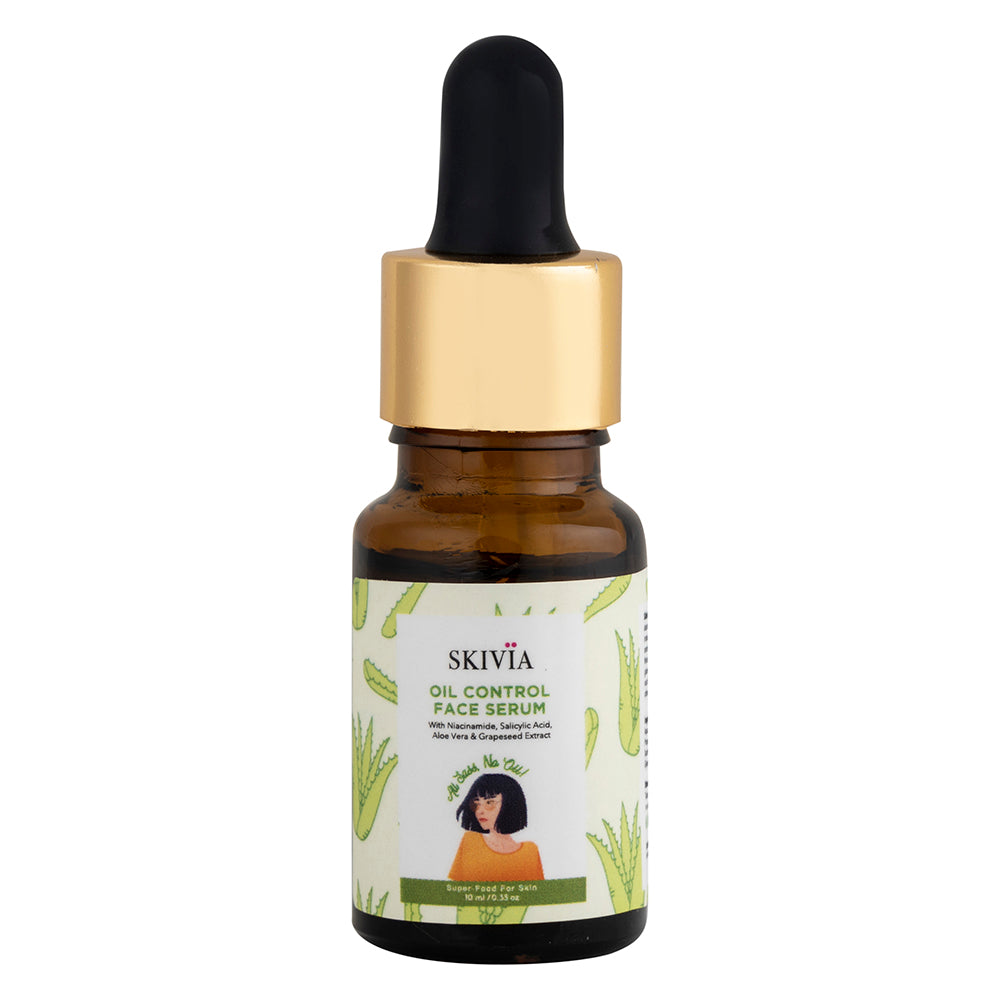 Skivia Oil Control Mini Face Serum with Niacinamide & Aloe Vera - 10 ml