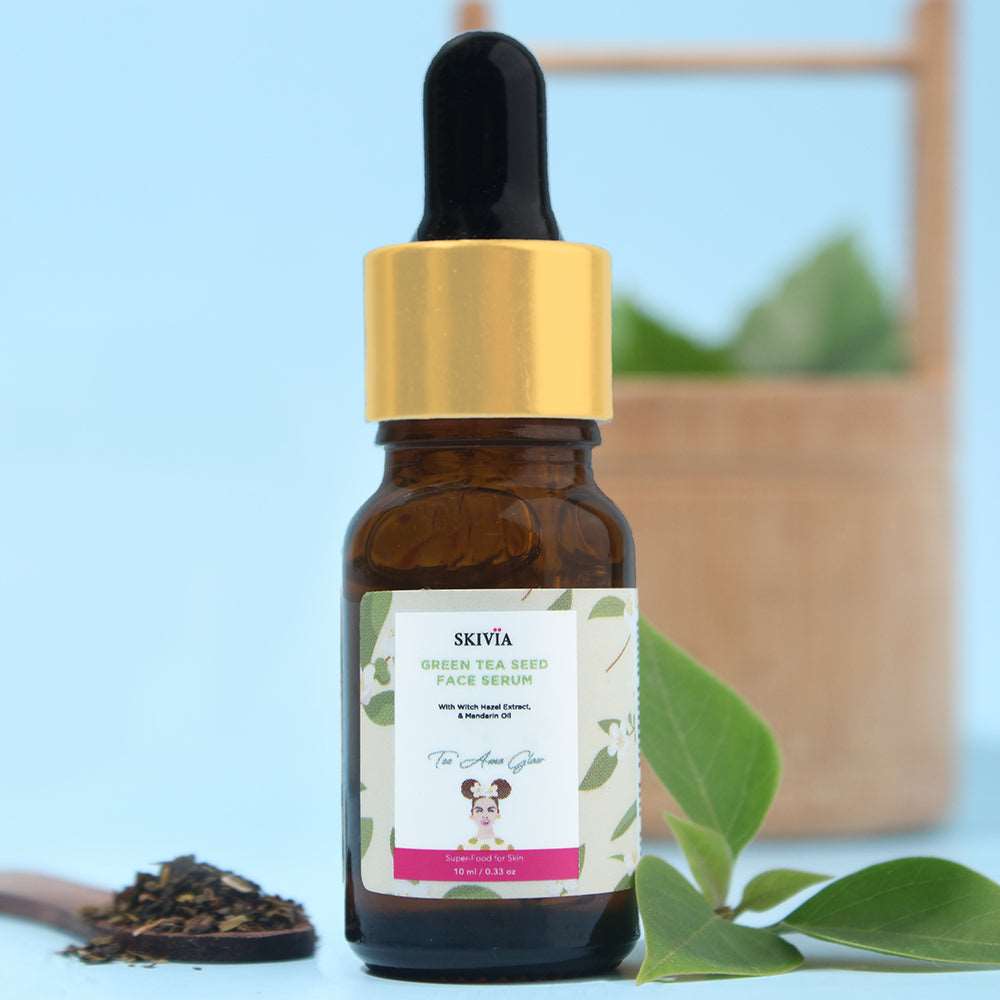 Green Tea Seed Mini Face Serum with Witch Hazel & Aloe Vera - 10 ml