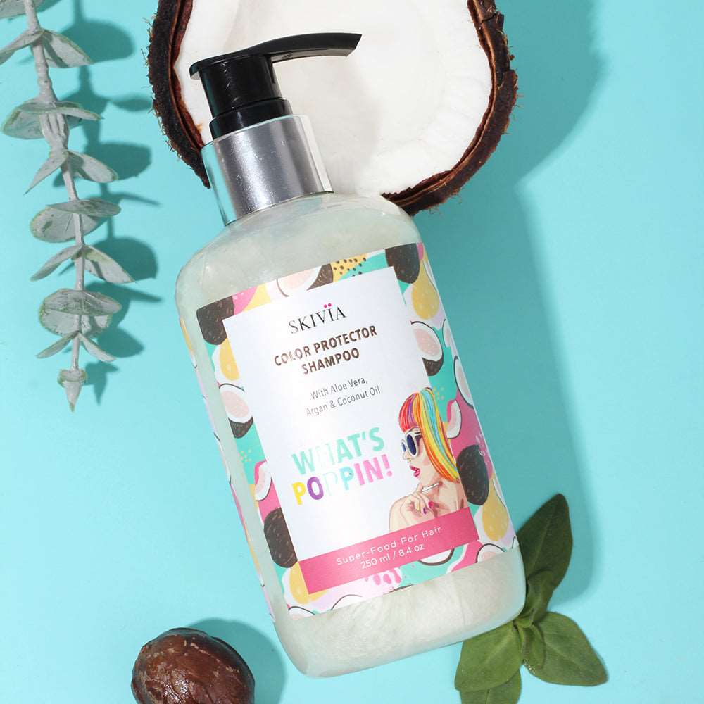 Skivia Color Protector Shampoo with Aloe Vera & Biotin - 250 ml