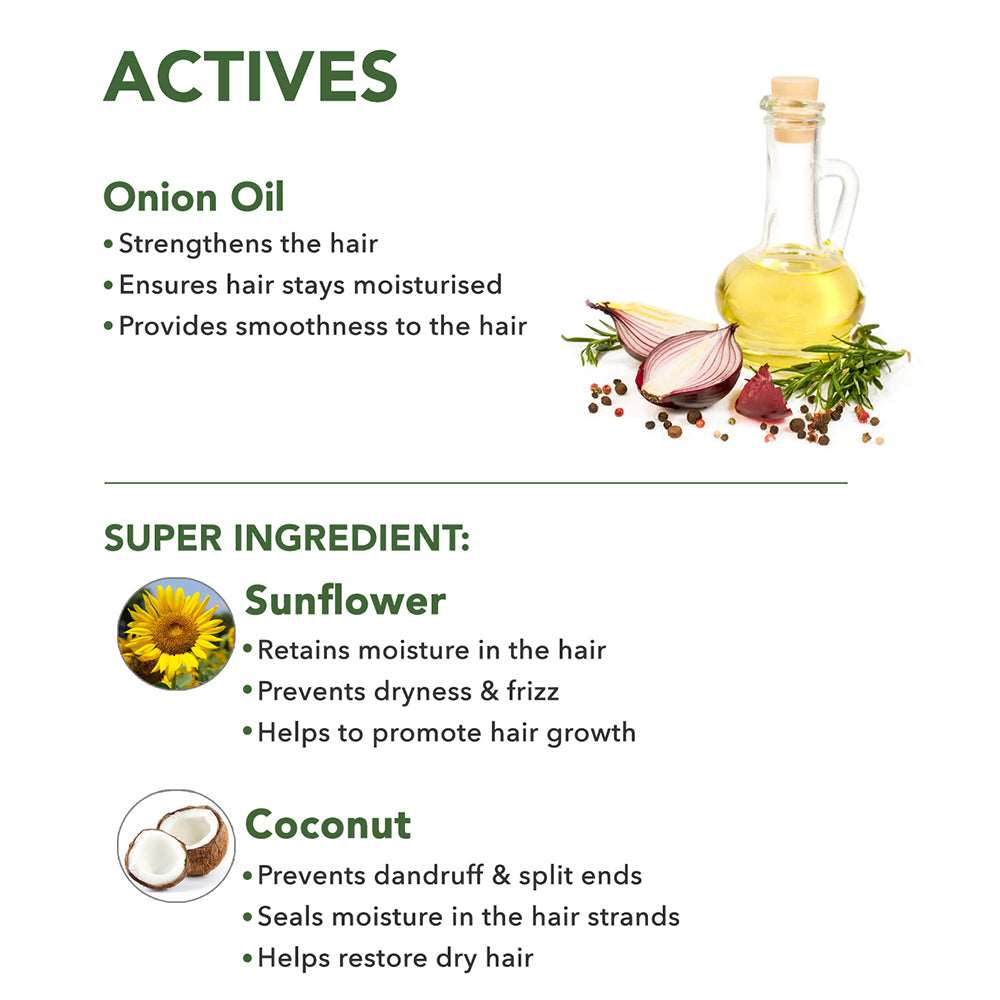 Onion Oil Conditioner With Sunflower & Coconut Oil - 200 ml