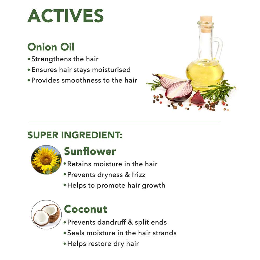 Onion Oil Conditioner With Sunflower & Coconut Oil - 100 ml