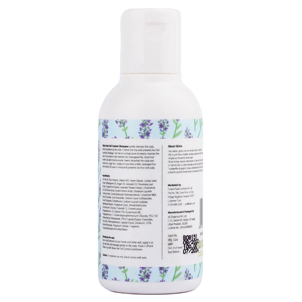 Skivia Hair Fall Control Mini Shampoo with Vitamin B5 & Neem Extracts - 30 ml
